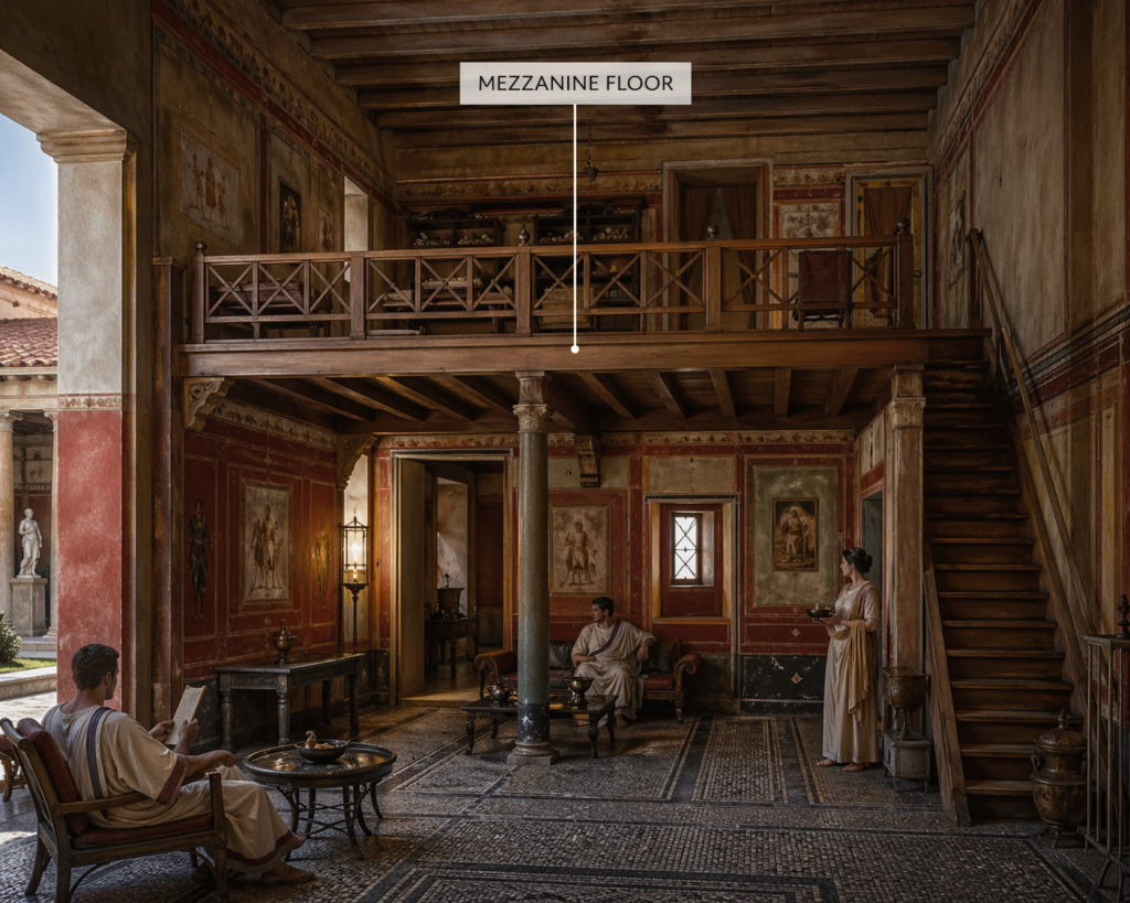 mezzanine floor ancient rome