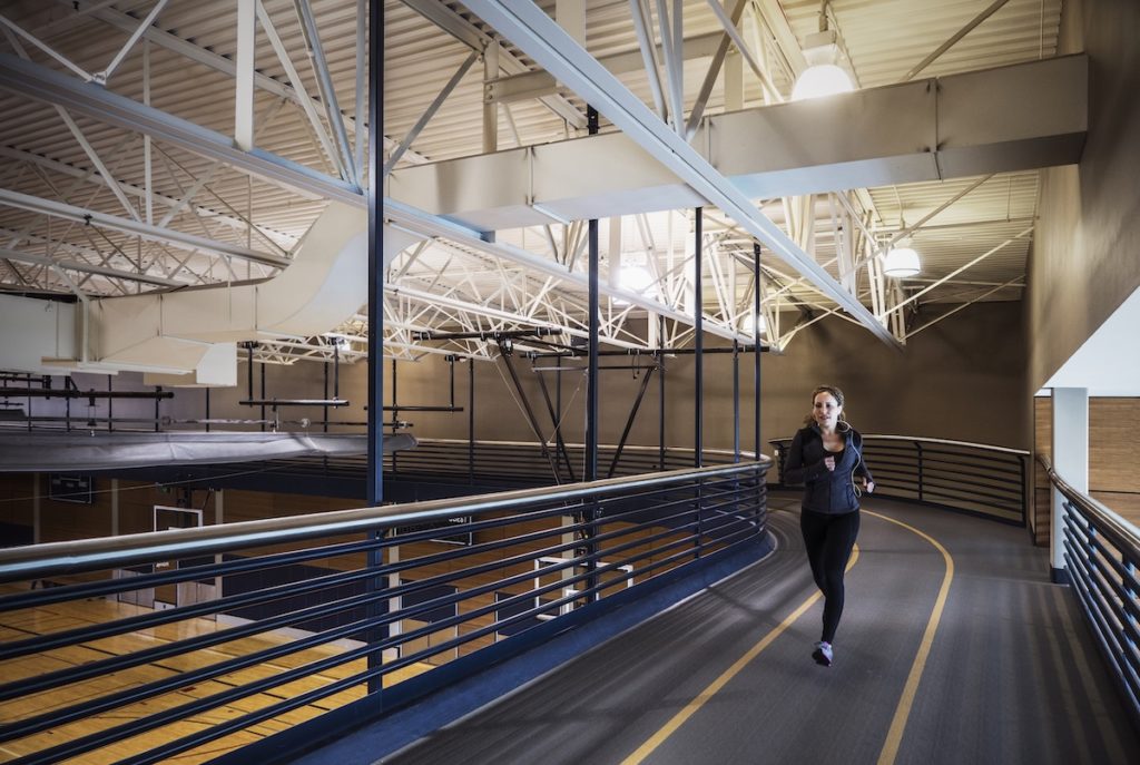 indoor running track uk mezzanine