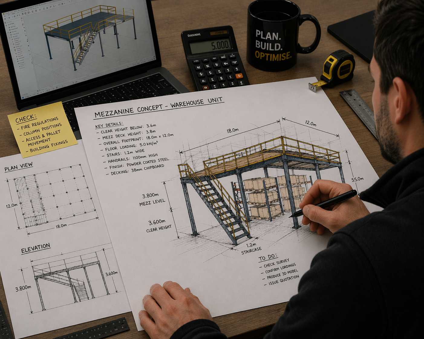 mezzanine floor installation for industrial units uk