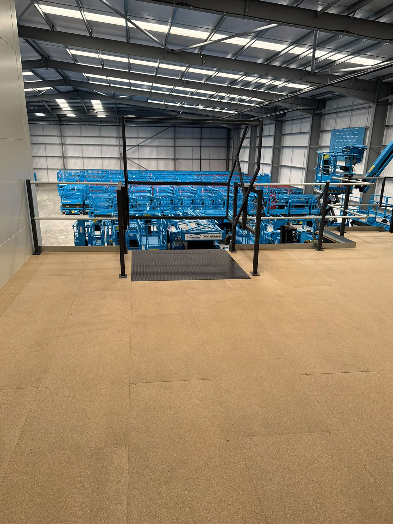 Storage Mezzanine Installation 2 - The Mezzanine Company