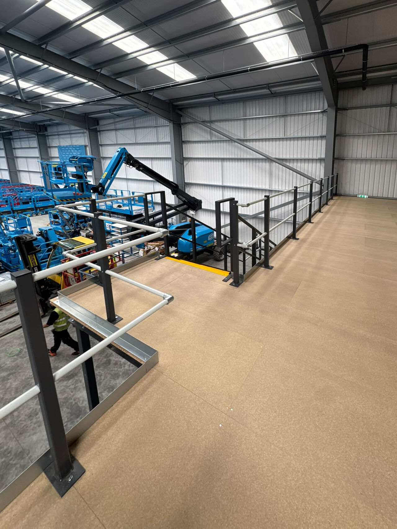 Storage Mezzanine Installation 3 - The Mezzanine Company